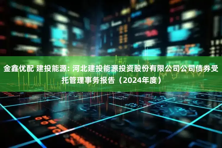 金鑫优配 建投能源: 河北建投能源投资股份有限公司公司债券受托管理事务报告（2024年度）